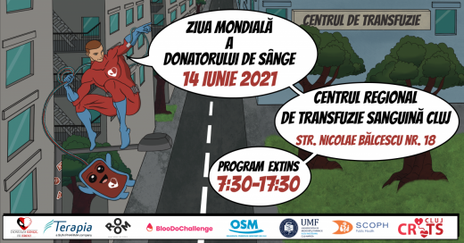 „Donează sânge, fii erou”, campania inițiată de studenții UMF Cluj. Donatorii vor primi vouchere de 65 de lei